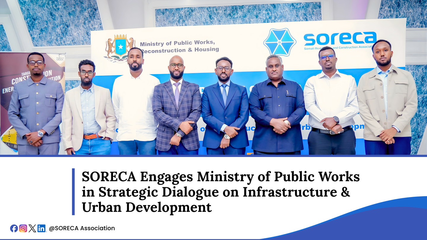 SORECA Engages Ministry of Public Works in Strategic Dialogue on Infrastructure & Urban Development